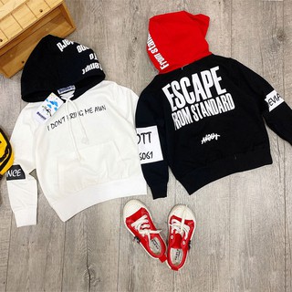 Quần áo bé trai [100% thun cotton] áo hút đi chữ cực ngầu cho bé từ 8-60kg