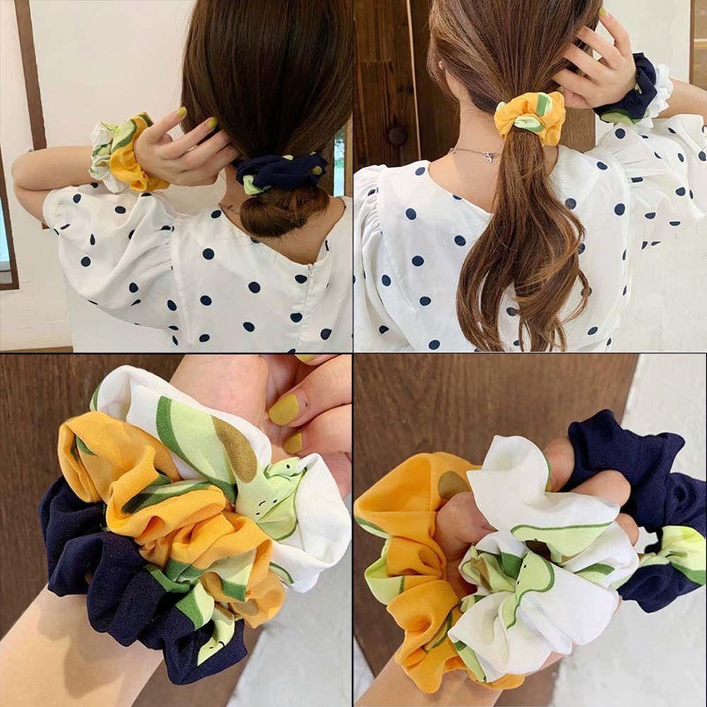 Dây Cột Tóc Co Giãn Hình Quả Bơ Cho Nữ