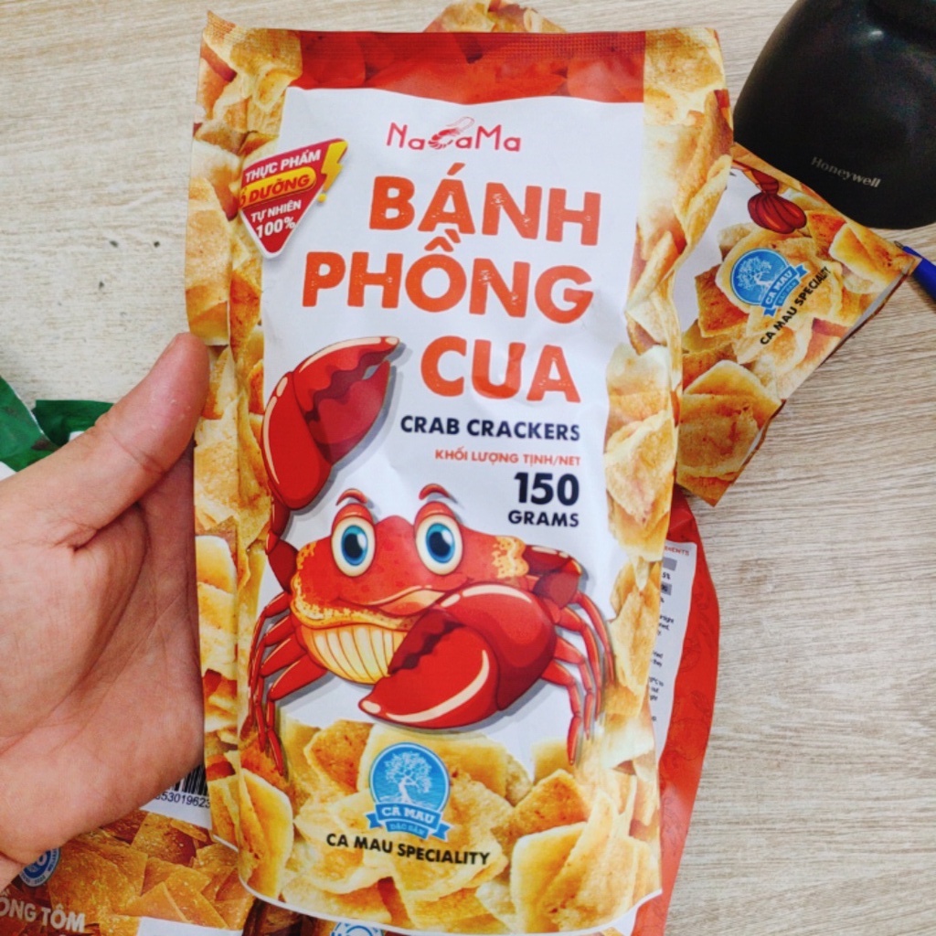 Bánh Phồng Tôm Vị Tôm Đất/ Vị Rau Củ/ Vị Cua NaCaMa 150g