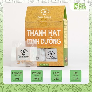 Thanh hạt dinh dưỡng bổ sung năng lượng, hạn chế chất béo trước và sau tập luyện, gym, yoga, thế thao