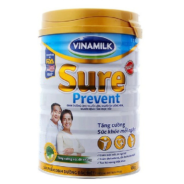 Sữa bột Sure Prevent 900g mẫu mới