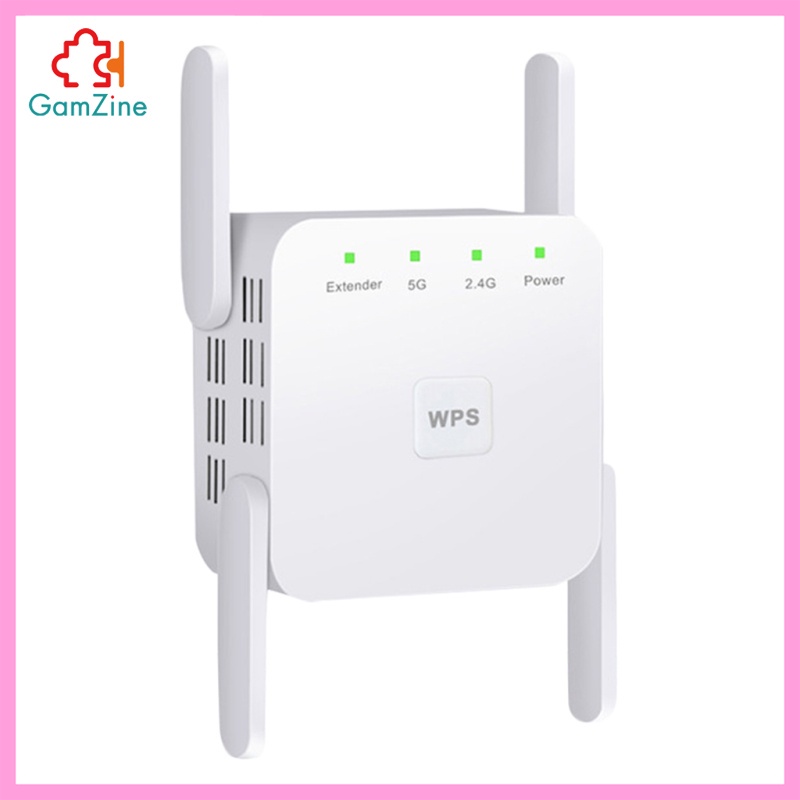 Bộ Lặp Sóng Wifi Không Dây 1200mbps 2.4g 5g 4 Ăng Ten Uk-Plug | BigBuy360 - bigbuy360.vn