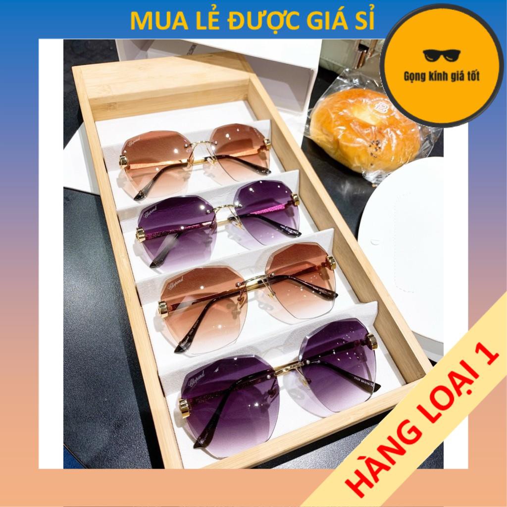 Kính mát thời trang nữ A2064 chống tia UV400 bảo vệ mắt form kính tràn viền nhiều màu sắc cá tính phù hợp đi du lịch