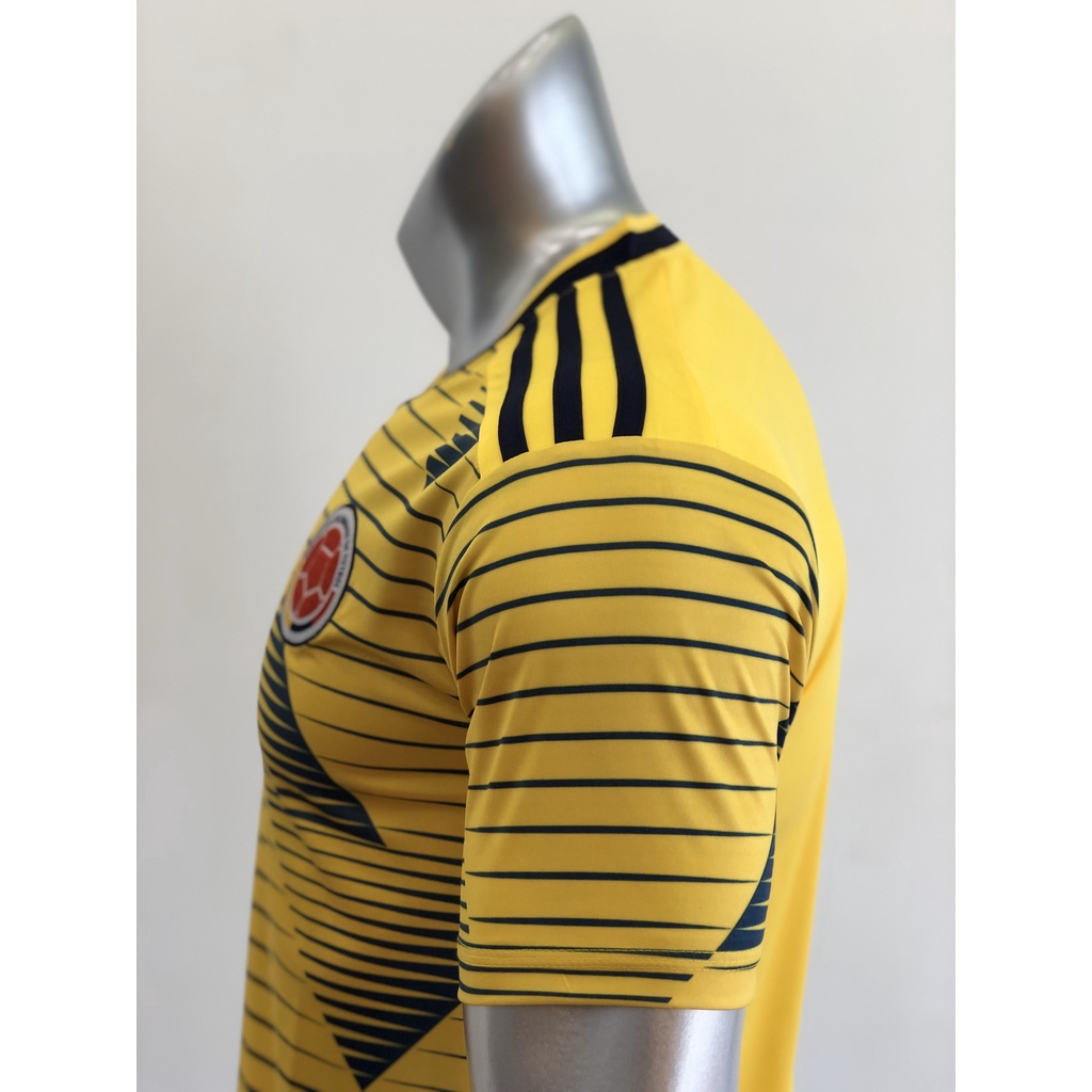 Quần áo bóng đá đồ đá banh ĐỘI TUYỂN COLOMBIA màu VÀNG mới 2020-2021Jersey