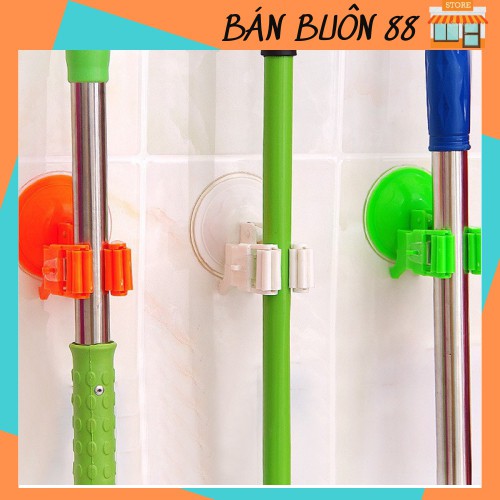 ❌BÁN SỈ❌ Kẹp Giữ Cây Lau Nhà Đa Năng Cao Cấp, Móc Hít Tường Chân Không Treo Chổi 88238 Shop Giang Phạm