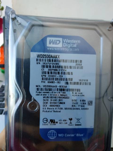 Ổ Cứng Wd Blue 3.5 Inch 250gb Sata Pc | BigBuy360 - bigbuy360.vn