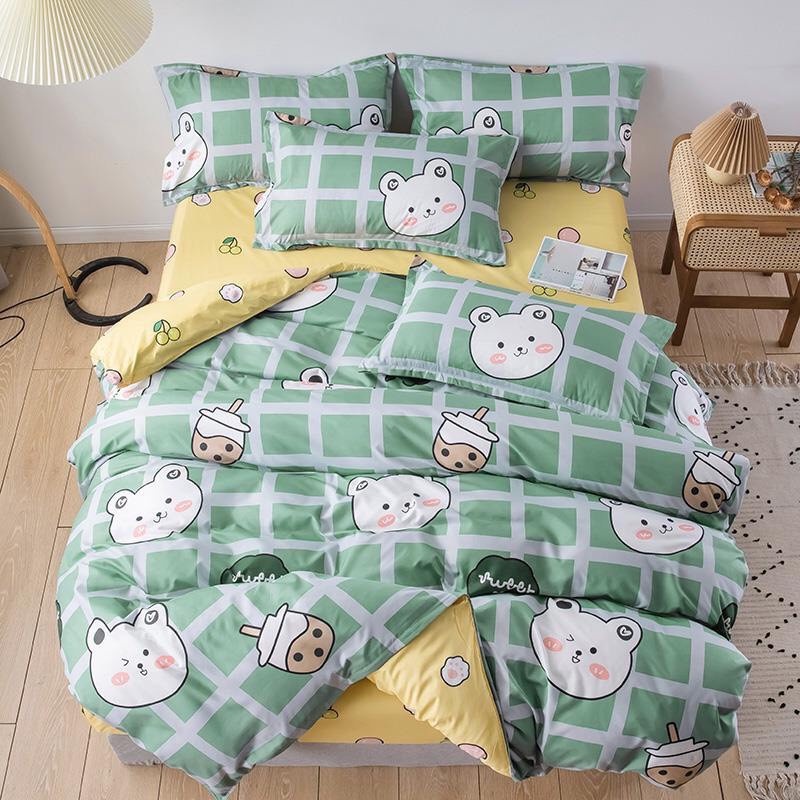 [THANH LÝ] Bộ chăn ga gối cotton poly 4 món | BigBuy360 - bigbuy360.vn