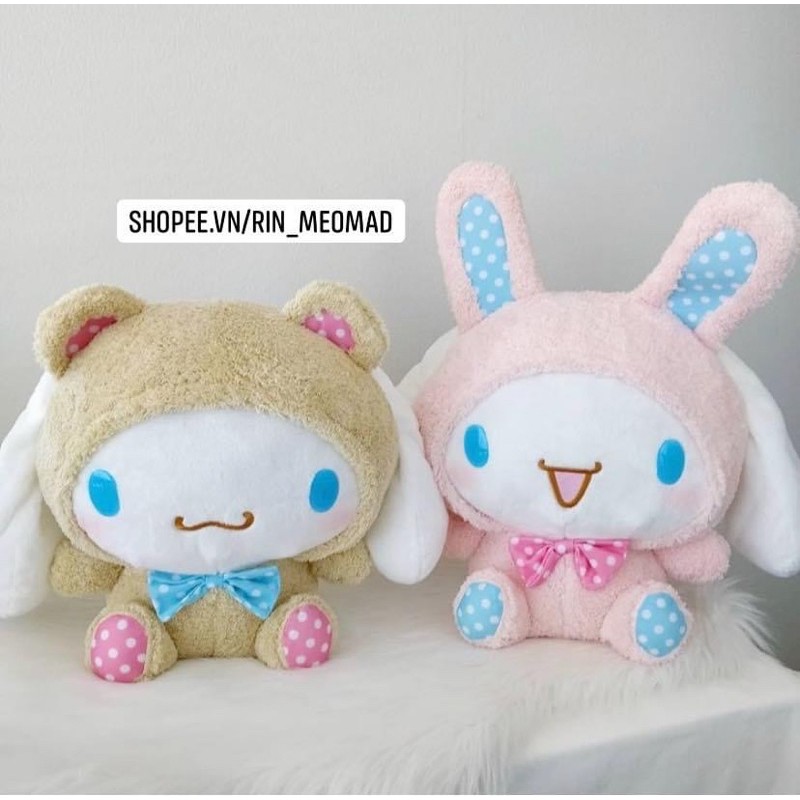 [TOREBA] Thú bông Cinnamoroll - Bear &amp; Rabbit Big Plushy Nhật