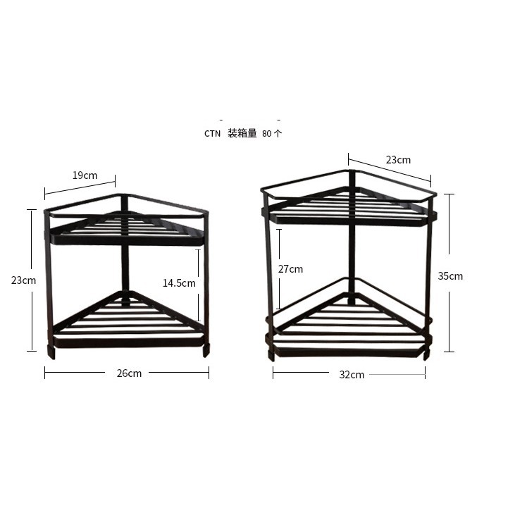 Kệ inox 2 tầng đựng gia vị nhà bếp MS 2103, kệ đựng đồ nhà bếp đa năng