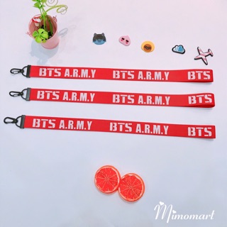 Lanyard keychai Dây đeo điện thoại ngắn cầm tay , dây đeo điện thoại ban nhạc BTS, got7, exo, wanna one