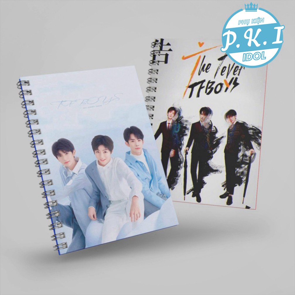 Sổ Còng NOTEBOOK In Hình Nhóm TFBOYS Mới Nhất 2021 - QUÀ TẶNG C-POP