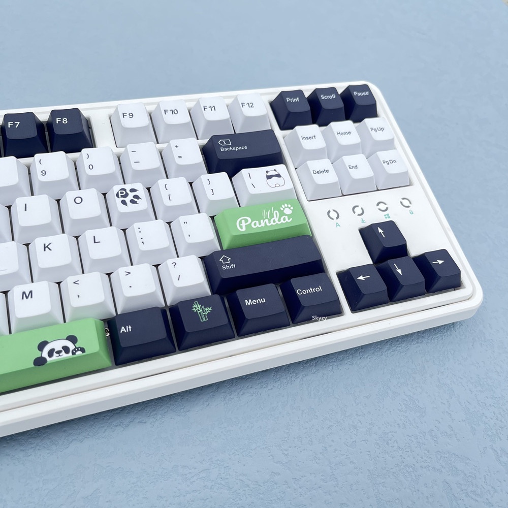 133 Phím Panda Keycap Cherry Profile thú dễ thương PBT DYE SUB bàn phím cơ keycaps