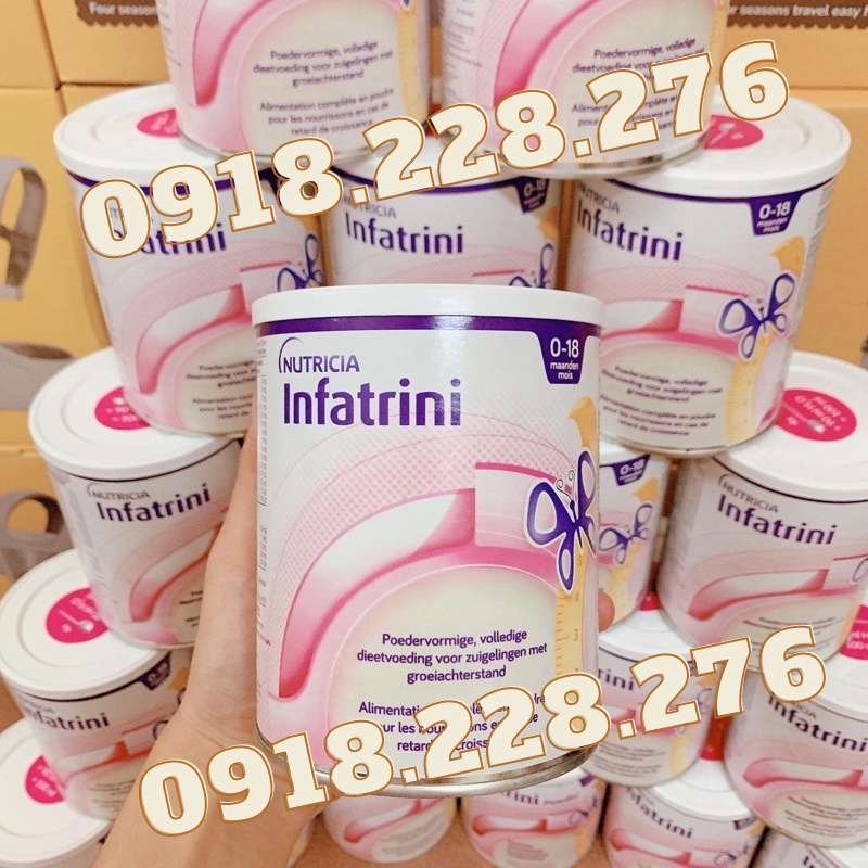 [Date T9/23] Sữa Bột Nutricia Infatrini Đức Lon 400g Dành Cho Các Bé Sinh Non, Sinh Thiếu Tháng, Nhẹ Cân, Suy Dinh Dưỡng