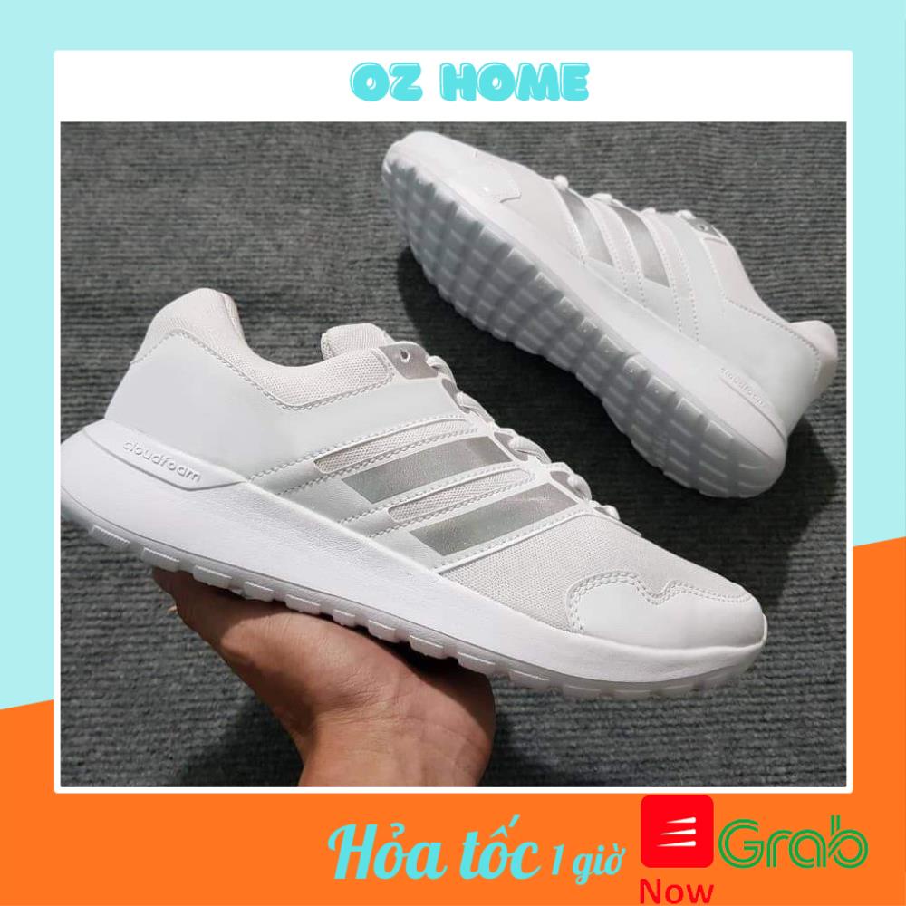 Giày Sneaker Nam Nữ Siêu Nhẹ (Trắng/Đen)