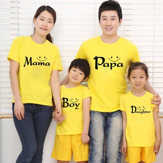 Combo 4 áo thun gia đình