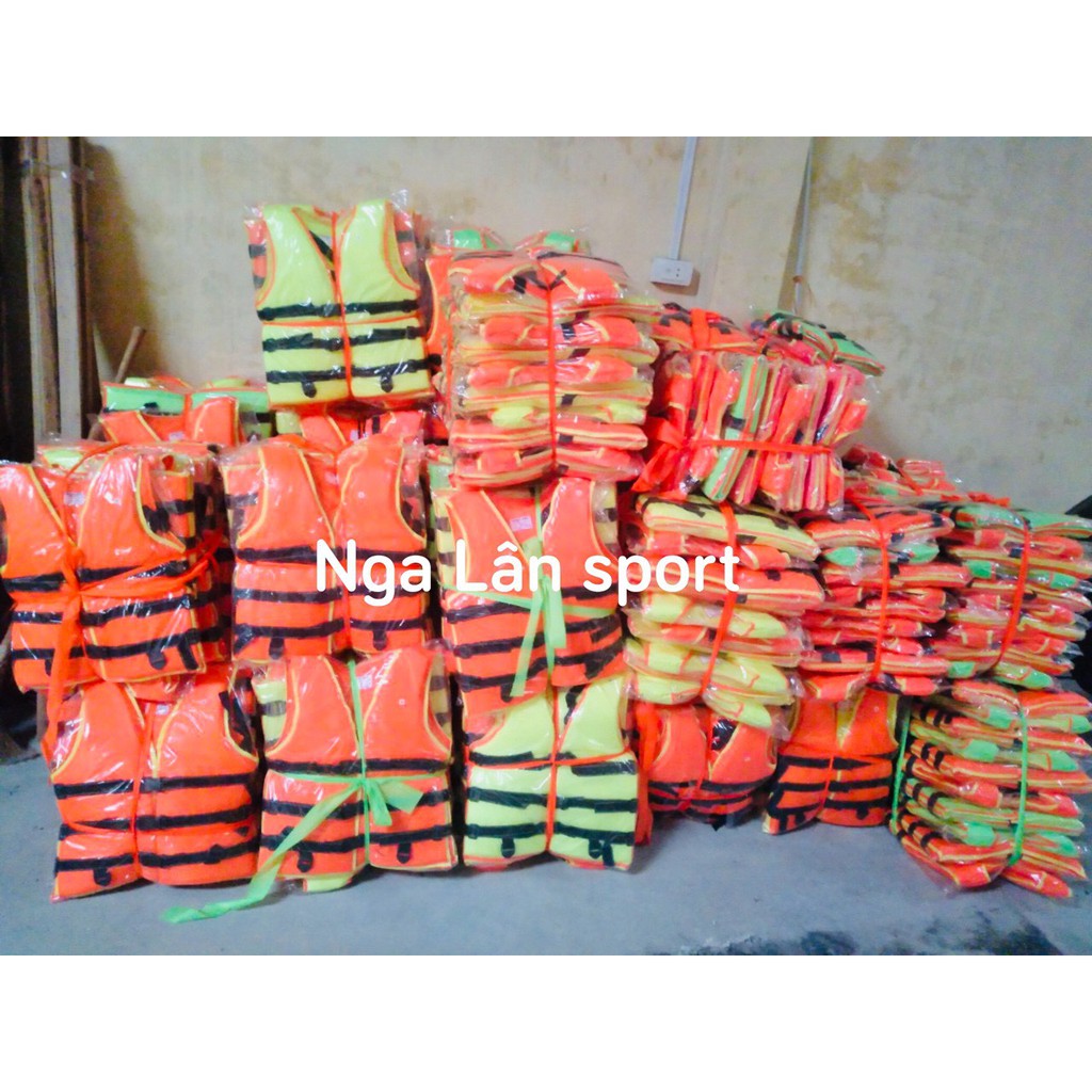 Áo phao cứu hộ- nhiều size- áo phao bơi cao cấp dành cho trẻ em và người lớn