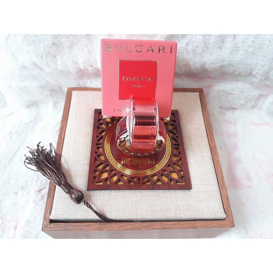 Nước Hoa Nữ 5ml Bvlgari Omnia Coral Chính Hãng