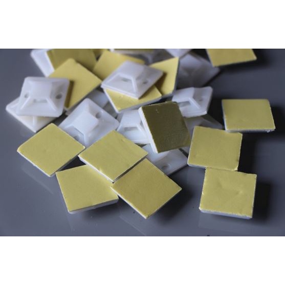 Đế dán dây rút giúp cố định dây điện 20x20mm 25x25mm 30x30mm 40x40mm