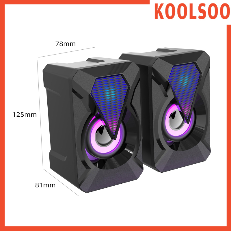 Loa Máy Tính 3wx2 Usb 3.5mm Aux Kèm Dây Cáp Usb & 3.5mm | BigBuy360 - bigbuy360.vn