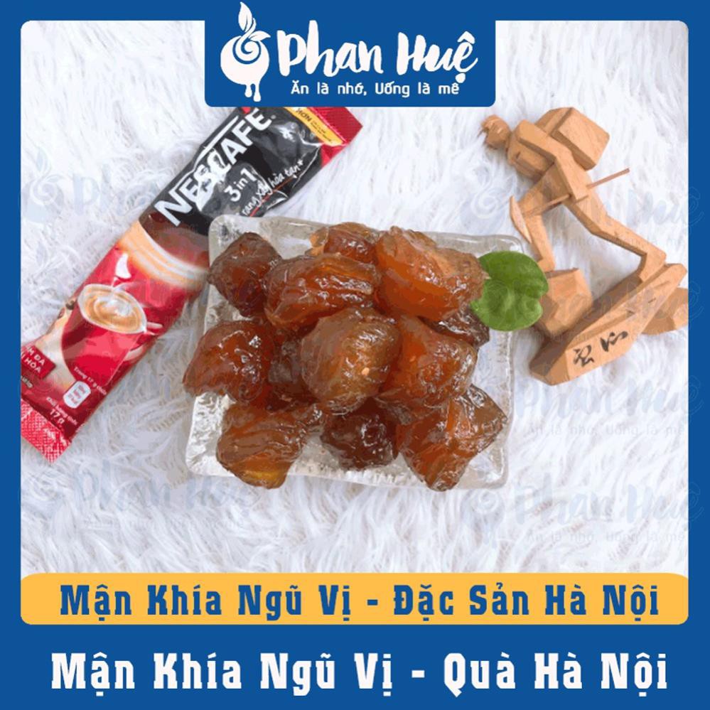 [ Ăn thử 100g ] Ô mai xí muội mận khía ngũ vị Phan Huệ đặc biệt, mận miền Bắc chọn lọc, đặc sản Hà Nội