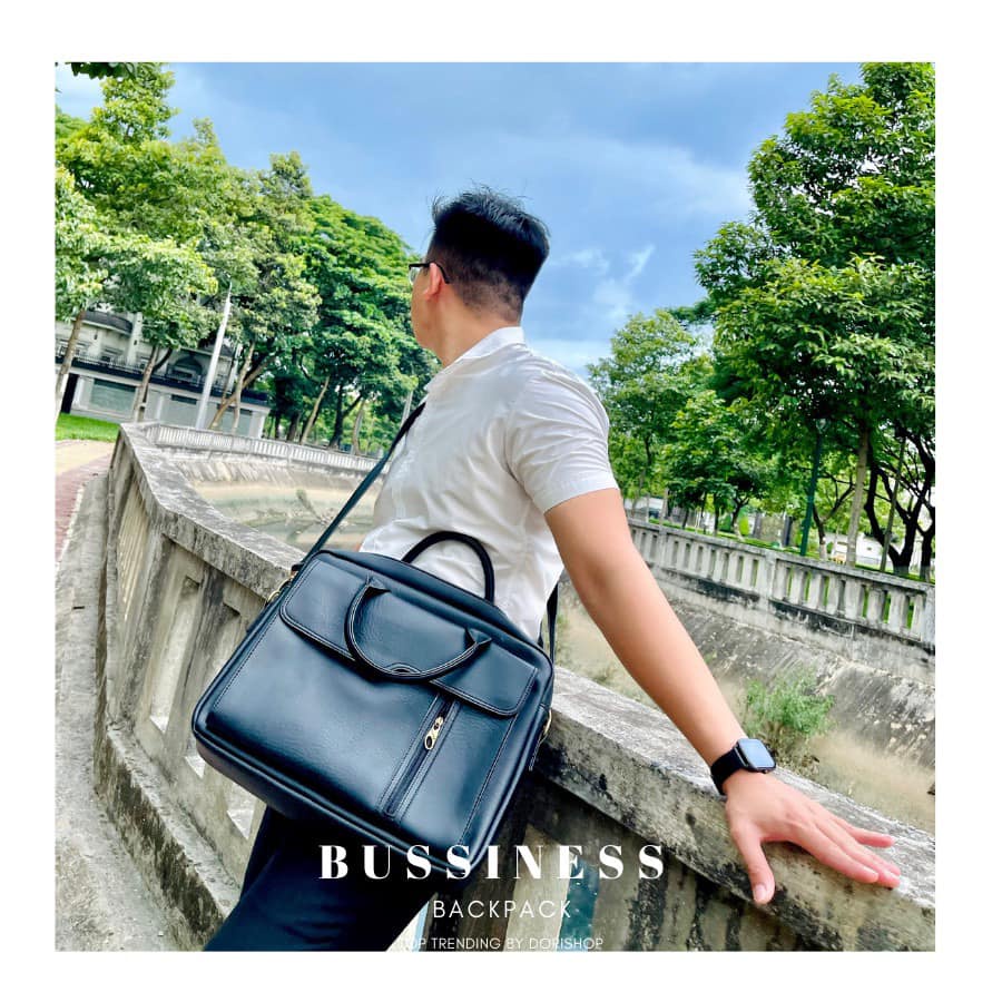 CẶP NAM CAO CẤP, CẶP DA CÔNG SỞ ĐỂ LAPTOP 17IN DORI