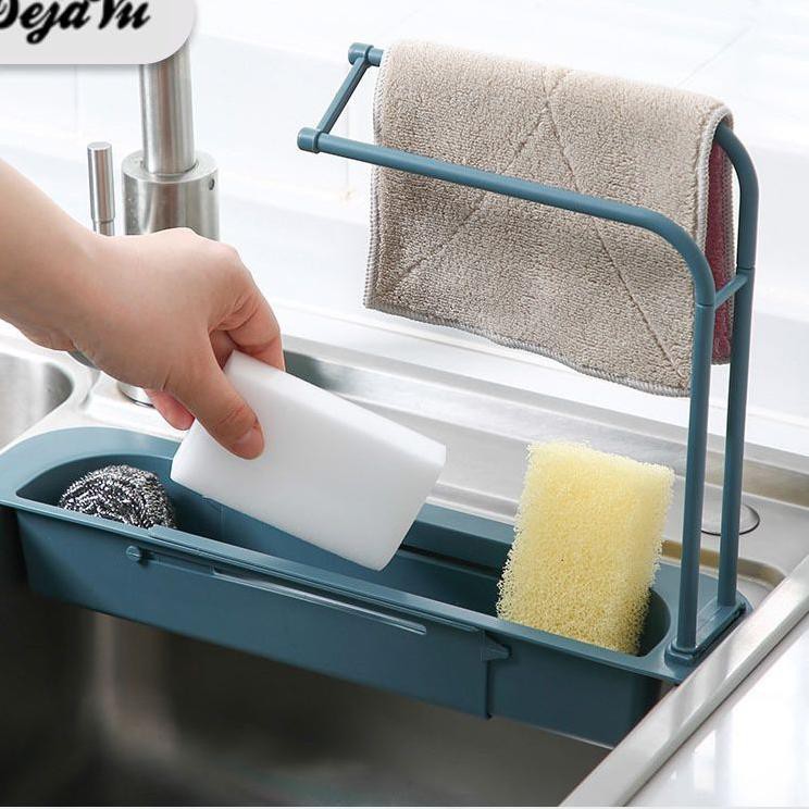 Giá Đựng Mút Rửa Chén / Xà Phòng Gắn Vòi Nước Tiện Dụng Cho Nhà Bếp Hrm107 | BigBuy360 - bigbuy360.vn