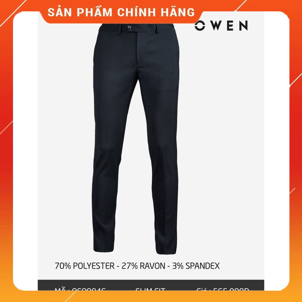 (Owen chính hãng) Quần âu OWEN - QS80946