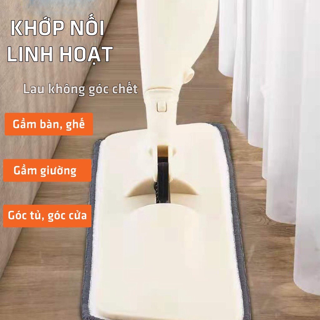 Cây lau nhà cao cấp thông minh phun sương dạng xịt xoay 360