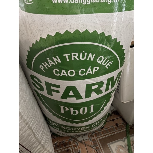 Phân trùn Quế Sfarm Phân trùn quế nguyên chất 100%