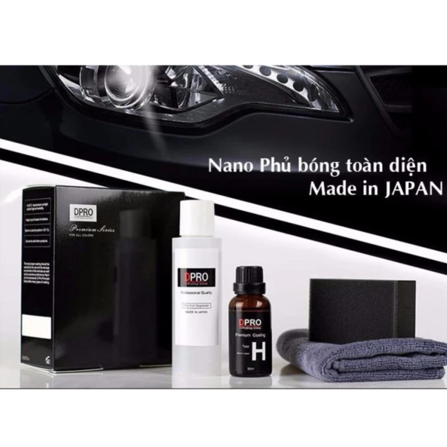 Sơn phủ bóng ceramic pro Dpro đỉnh cao công nghệ Nhật Bản