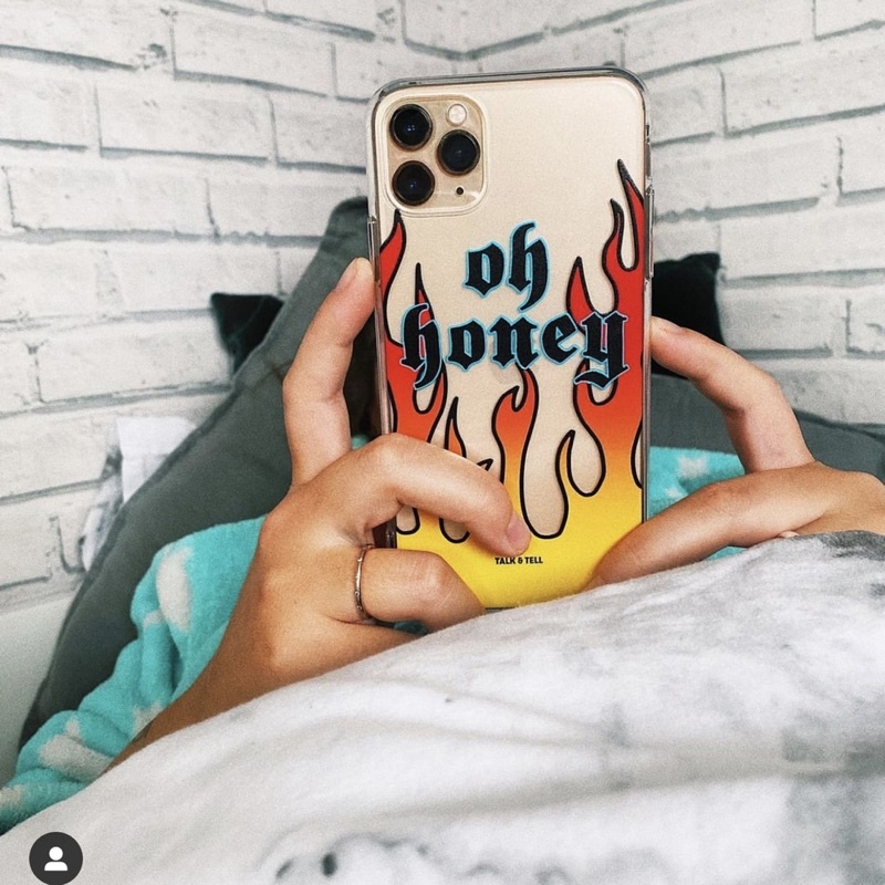 ốp iphone lửa hot mess dẽo trong cao cấp