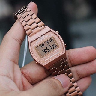[CHÍNH HÃNG-FULLBOX] Đồng hồ nữ casio B640 Rose Gold
