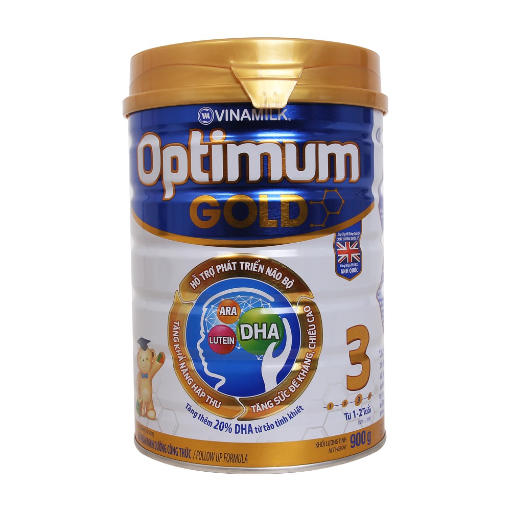 Sữa Optimum Gold 3 900g( 1-2 tuổi).