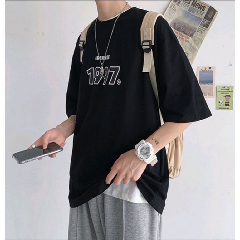 Áo thun tay lỡ nam nữ, áo phông unisex from rộng chất cottong mat mịn thấm hút mồ hôi in hình nhiều đầu