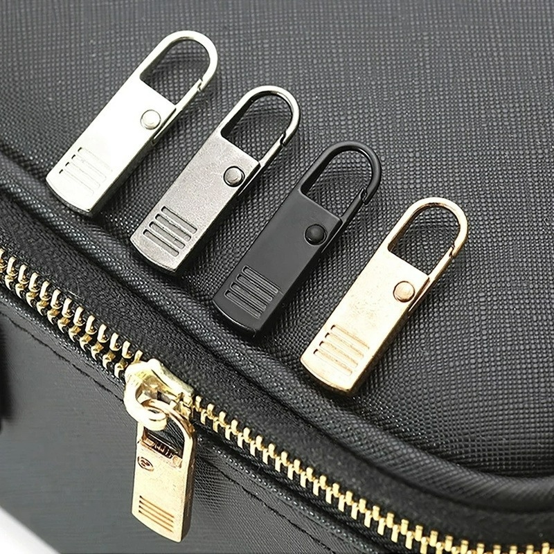 Set 2 Đầu Khóa Kéo Bằng Hợp Kim Kẽm Có Thể Tháo Rời Cho Túi/Túi Du Lịch/Túi Xách
