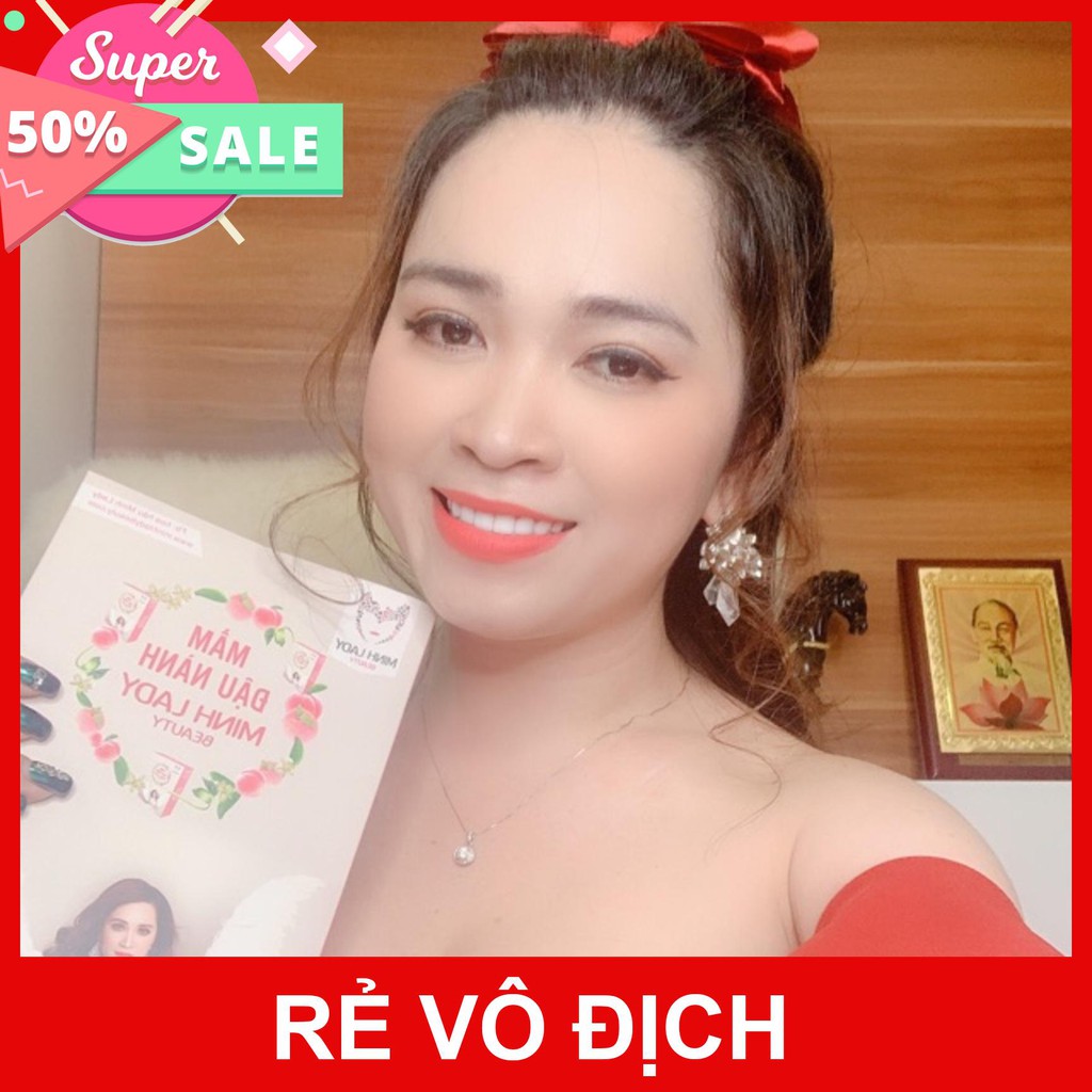 {Chính hãng Mua 1 tặng 2} COMBO 3 MẦM ĐẬU NÀNH TĂNG VÒNG 1 MINH LADY BEAUYTY (tặng 1 tinh dầu matxa tăng V1 + 1 kẹo mầm)