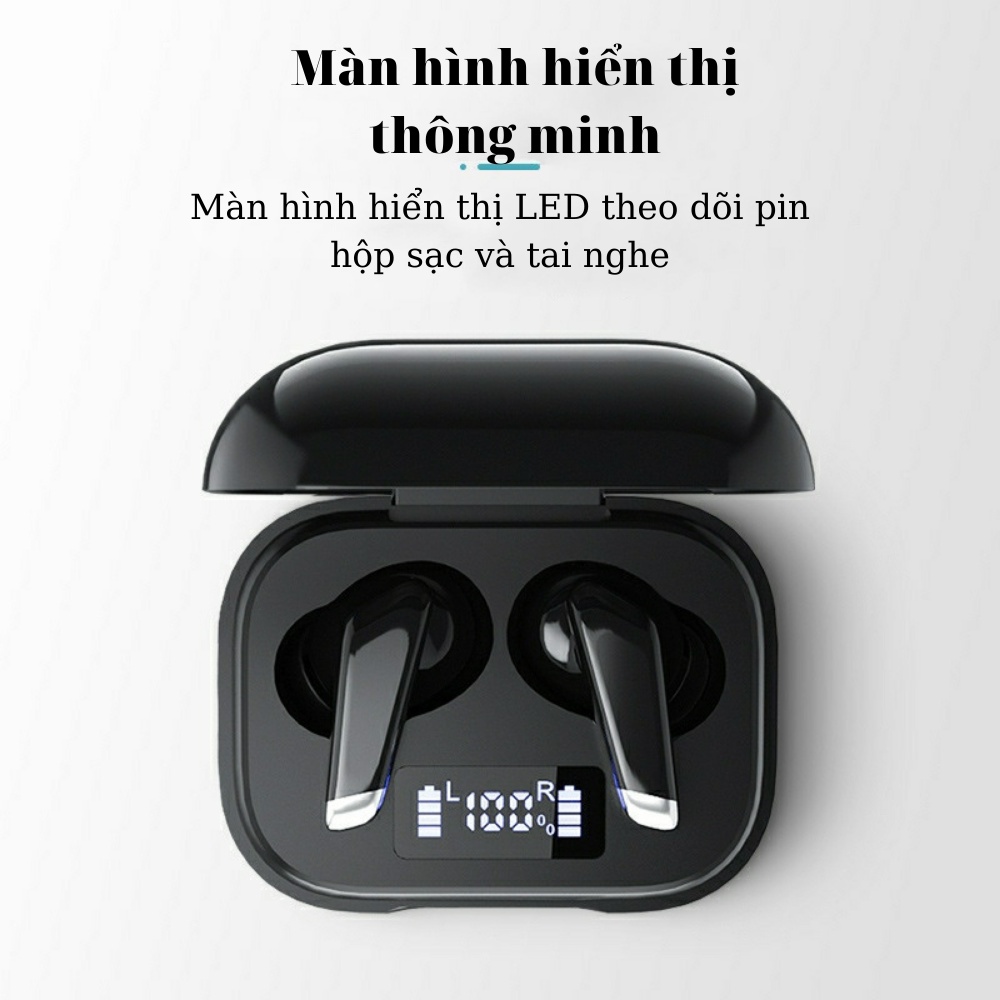 Tai nghe không dây bluetooth TWS Q2, âm thanh HIFI, Bass mạnh, kháng nước, chống ồn