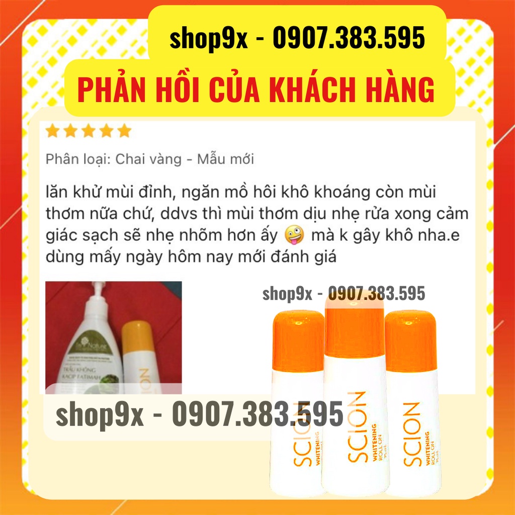 Chai Lăn Nách Khử Mùi Scion Chính Hãng 75ml - Khử Mùi Hôi Nách - Ngăn Mồ Hôi Tức Thì