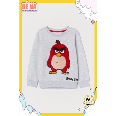 Aó nỉ HM ghi Angry bird