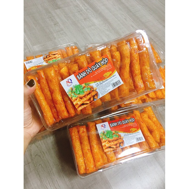 Bánh pò quẩy, hộp  vị cay, mùi vị bò truyền thống