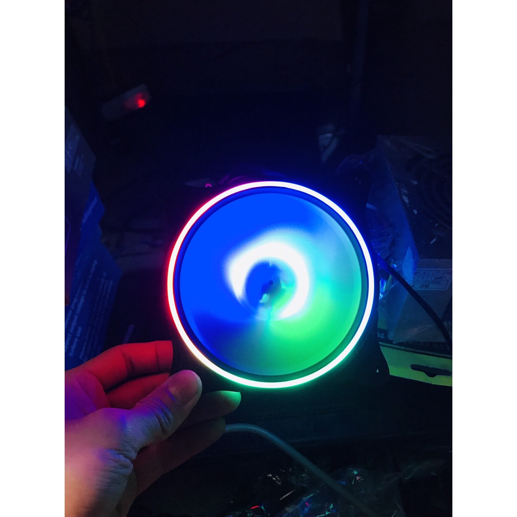 [Ảnh Thật] Fan Led Tản Nhiệt Cho Case Máy Tính 5 Màu Rgb Hơn 50 Hiệu Ứng Cực Đẹp Arigato Đảm Bảo Chất Lượng Bảo Hành 6T