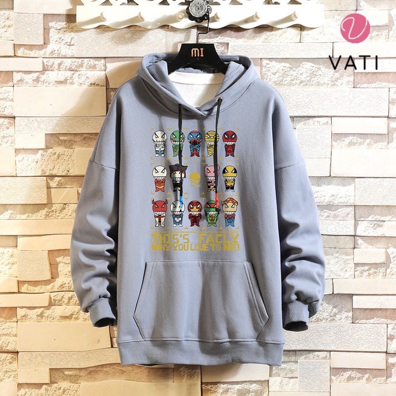 Áo Hoodie Nam Nữ Unisex Dài Tay Phong Cách Harajuku Cá Tính Chất Nỉ Bông Trơn Nhiều Màu - SuzaSport | BigBuy360 - bigbuy360.vn