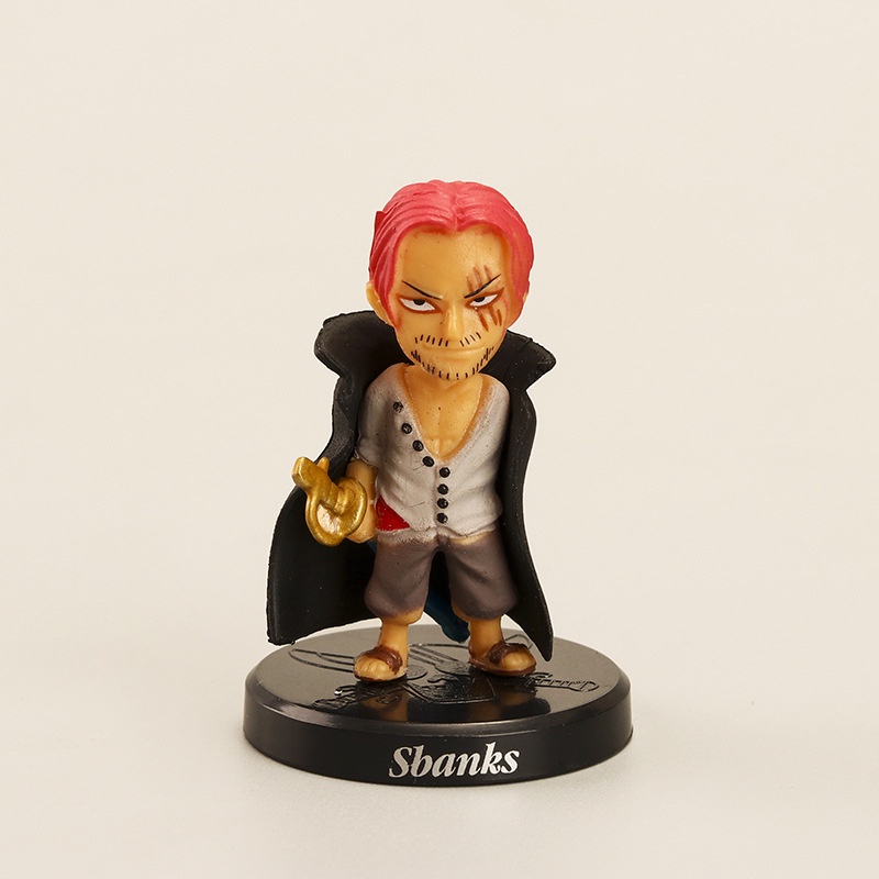 Set 12 mô hình nhân vật phim hoạt hình One Piece bằng pvc