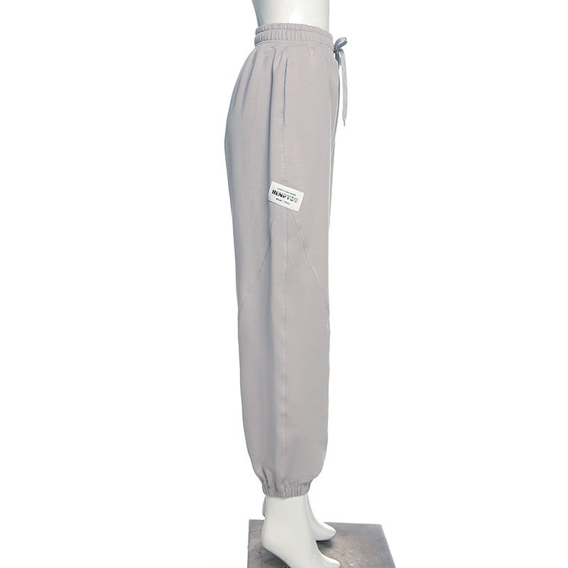 Quần Dài Dây Rút In Chữ Thời Trang Dành Cho Nữ