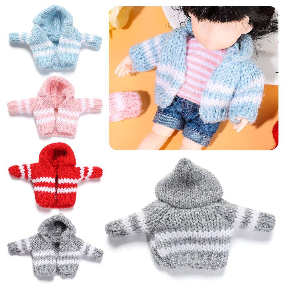 Layor1 Áo Sweater Dệt Kim Mini DIY Nhiều Màu Sắc Giản Dị Dành Cho Búp Bê Trẻ Em