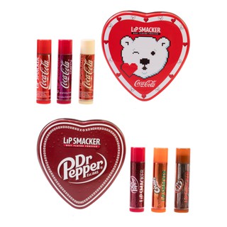 [Hàng có sẵn] Set son dưỡng Lip Smacker 3 Piece Lip Balm Tin (gồm 3 son trong hộp sắt) - BILL US