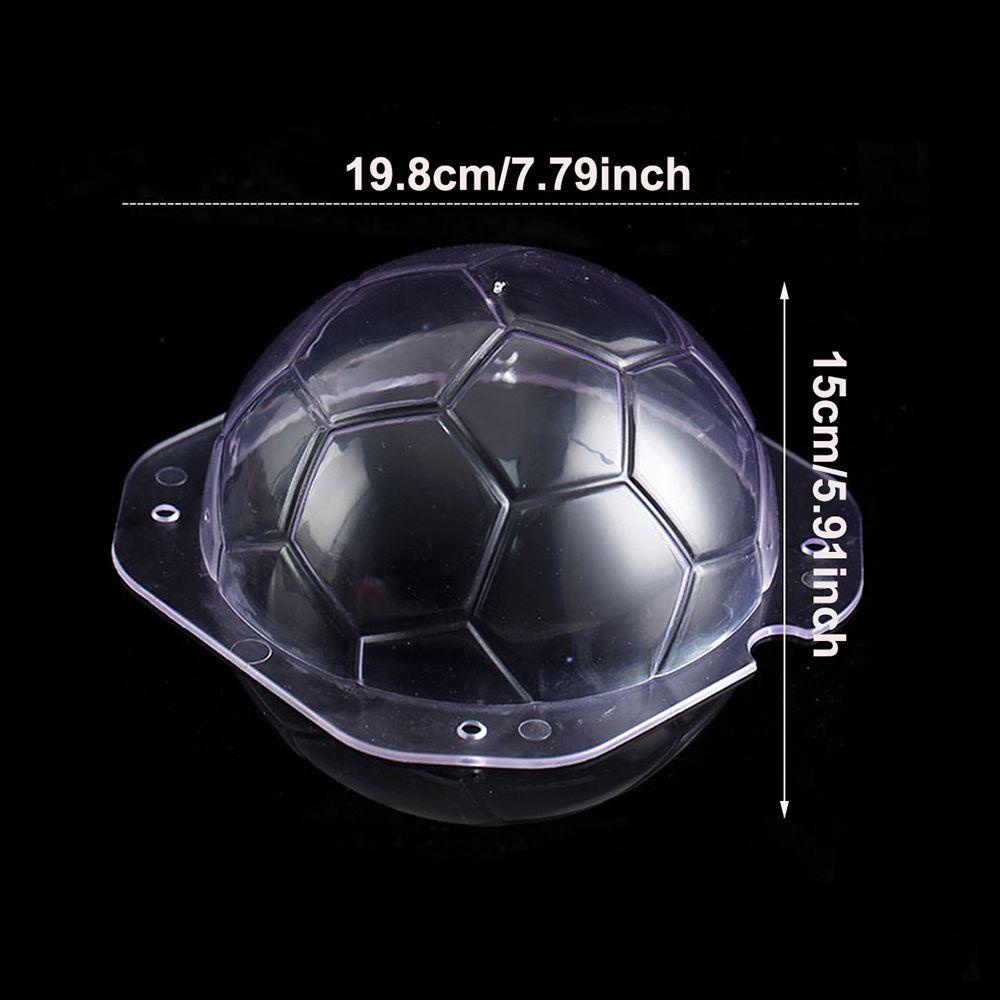 GOGOUP Khuôn Làm Bánh / Kẹo / Xà Phòng Hình Quả Bóng Đá Bằng Chất Liệu PP