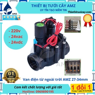 Van điện từ van điện từ ngoài trời - nhựa 34mm - van thường đóng