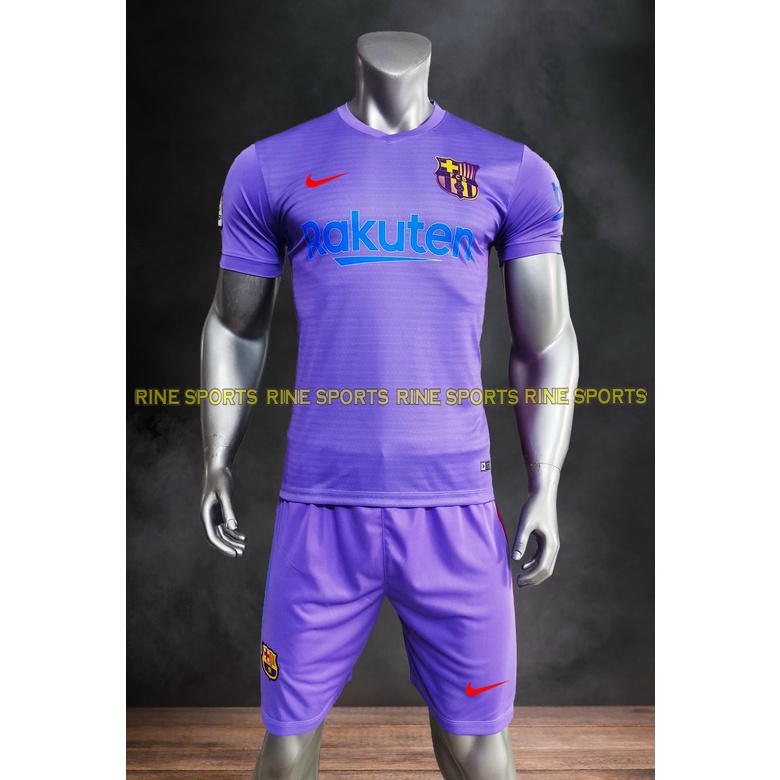 Bộ áo bóng đá Barca tím hàng việt nam cao cấp mùa giải 2021-2022