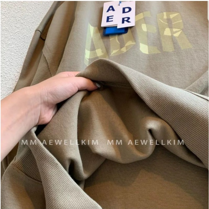 Áo sweater ADER chất nỉ chữ in trước ngực kiểu dáng Unisech | BigBuy360 - bigbuy360.vn